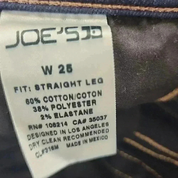 Joe's Straight Leg Dark wash Women's Jeans 25 - Picture 8 of 8